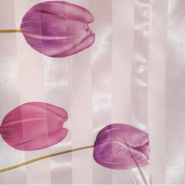Rèm cửa hoa tulip hồng nhiều kich thước ( đọc kỹ thông tin sản phẩm)