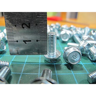 100 Con Bulon Long Đền M6 x 15MM Răng Thuận
