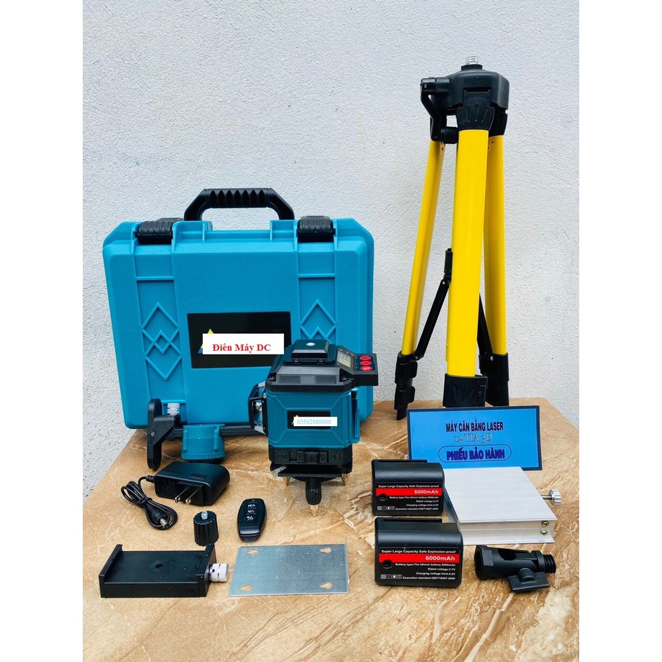 Máy cân mực Laser MAKITA 12 tia xanh cao cấp -Tặng chân