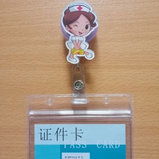 Combo (móc đeo + vỏ thẻ tên).