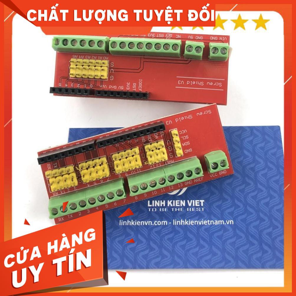 Module Mở Rộng Đầu Cuối Bắt Vít Shield V3 Cho Arduino Uno R3 - i3H21