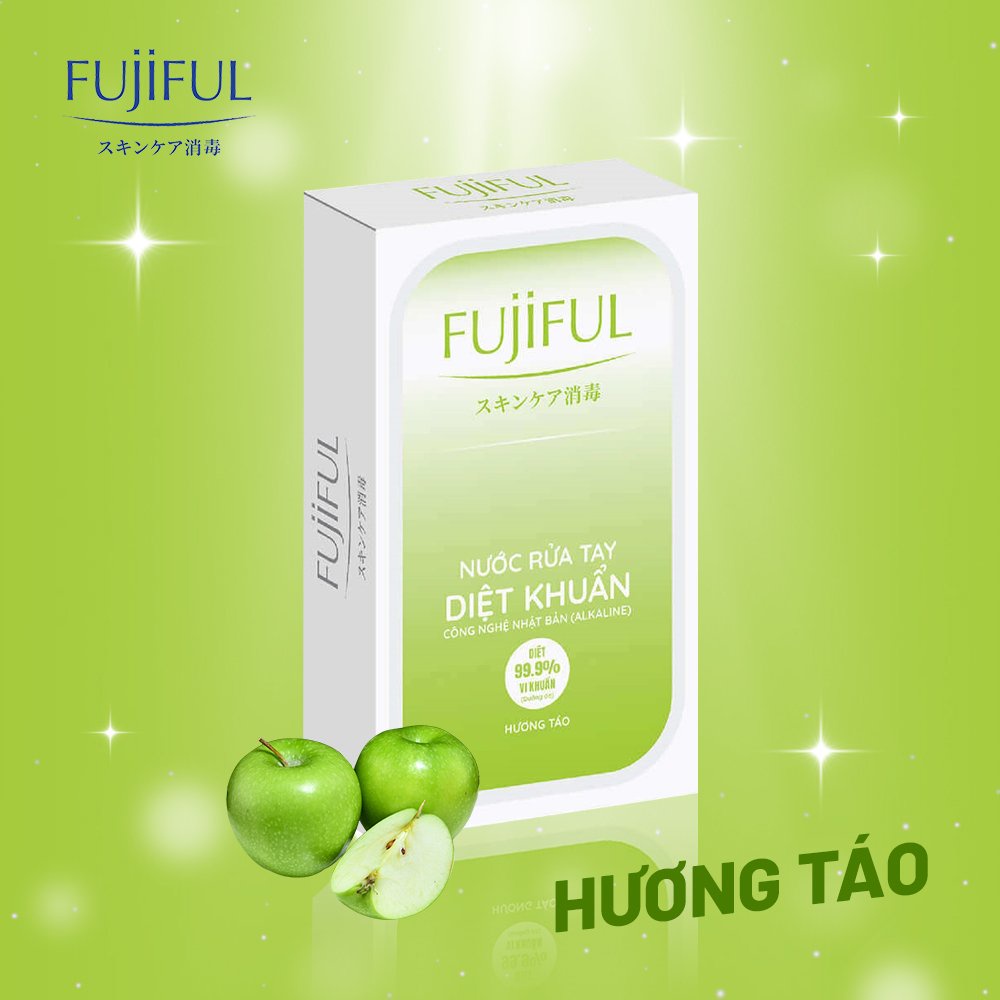 Combo 3 chai nước rửa tay dưỡng da FUJIFUL nhiều mùi hương
