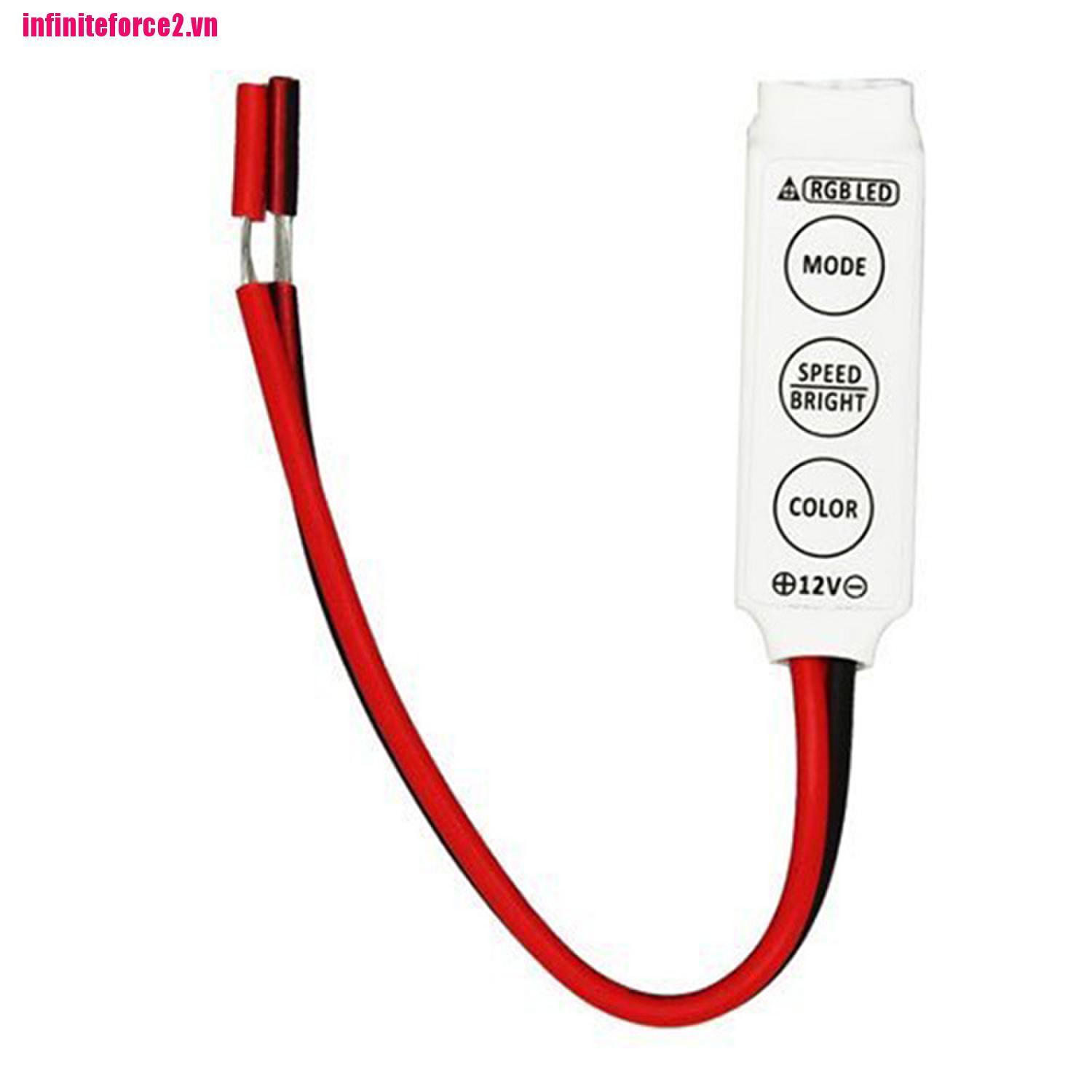 2 Công Tắc Điều Khiển Độ Sáng Đèn Led Rgb 5050 3528 Smd Dc 12v | BigBuy360 - bigbuy360.vn