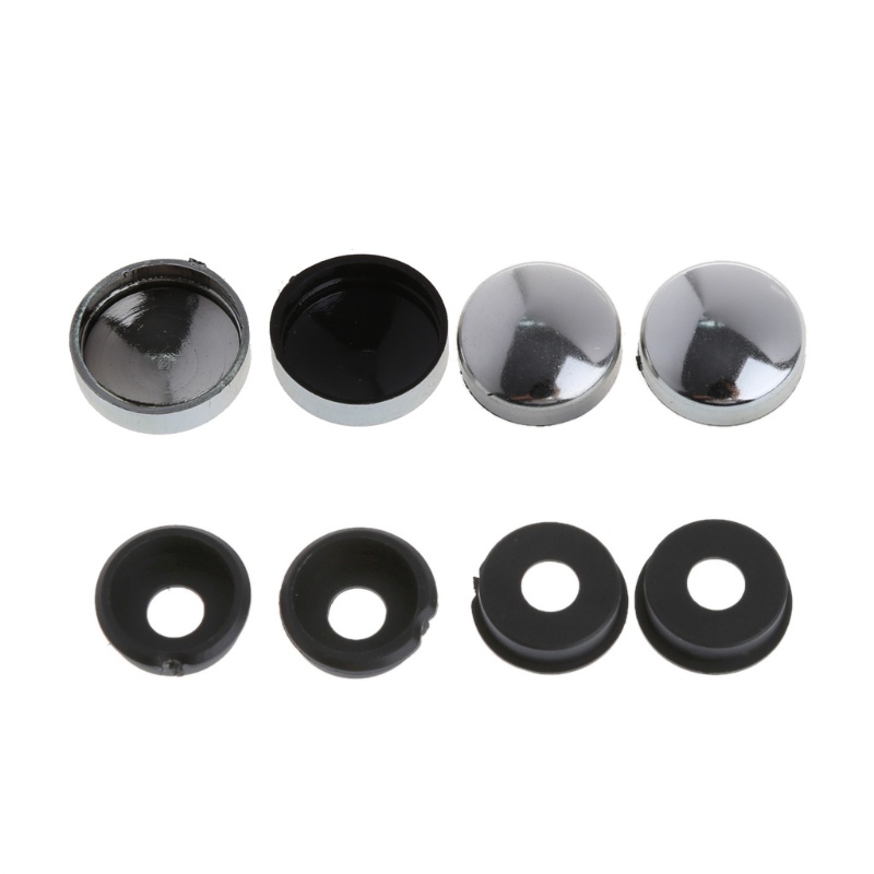 Bộ 8 Ốc Vít Nhựa Cố Định Khung Biển Số Xe Hơi / Mô Tô Chống Mòn