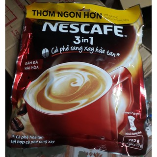 NESCAFÉ 3in1 ĐẬM ĐÀ HÀI HÒA TÚI 46 GÓI 17G