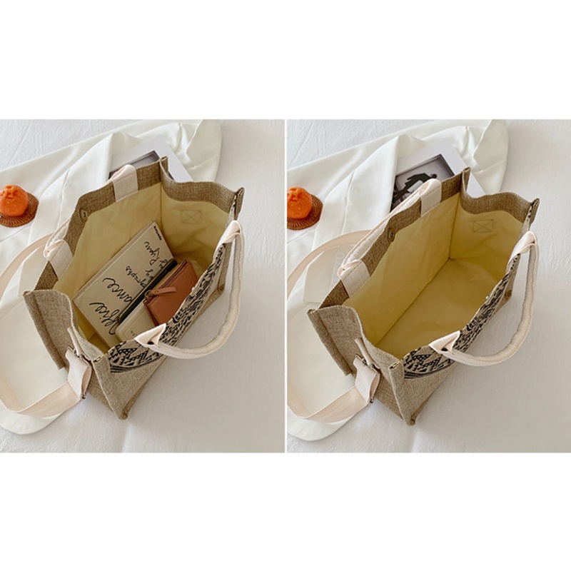 Túi Xách Vải Canvas Cỡ Lớn Có Thể Tái Sử Dụng Thời Trang Cho Nữ