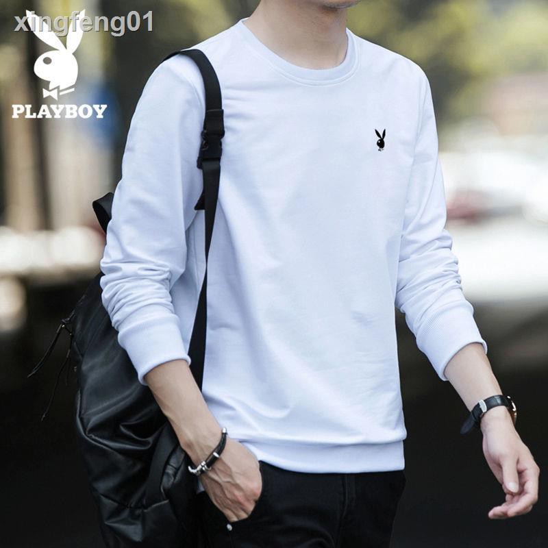 Playboy Áo Sweater Cổ Tròn Giả Nhiều Lớp Thiết Kế Trẻ Trung Cho Nam