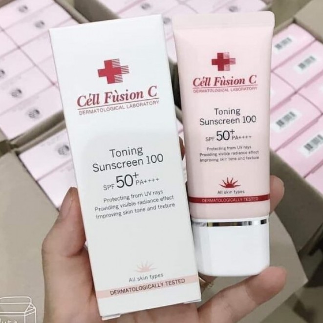 Kem Chống Nắng Cell fusion C Toning Suncreen 100 SPF 50+ PA++++