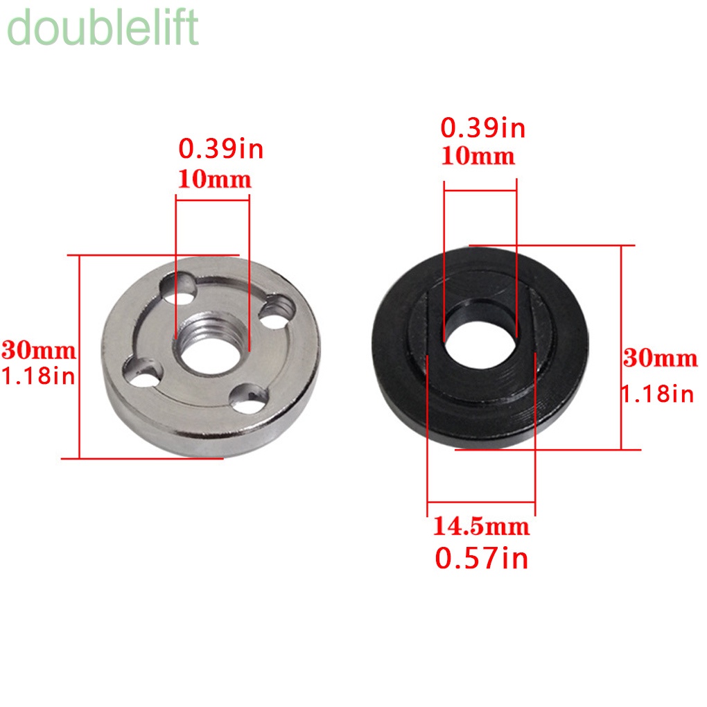 1 cặp đĩa kim loại tròn dùng cho máy mài góc