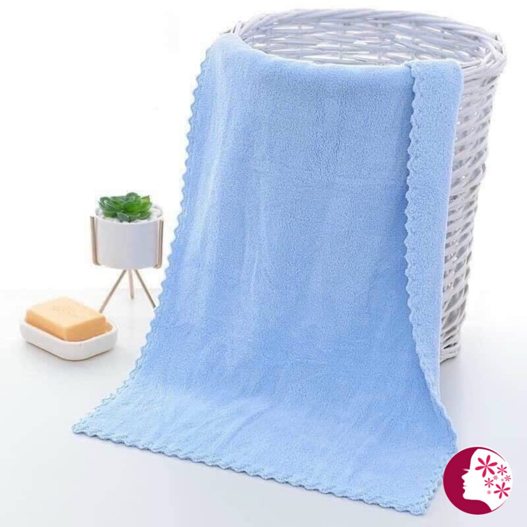 KHĂN MẶT LÔNG CỪU HÀN QUỐC Siêu Mềm Mại, Siêu Thấm Hút - Kích Thước 50x30cm