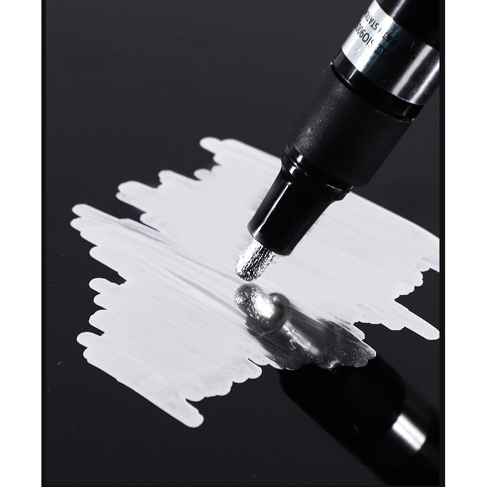 Bút sơn mô hình paint silver Chrome marker Sipa