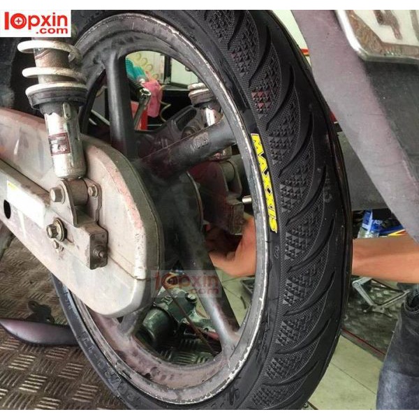 Cặp Vỏ Maxxis 70 - 80/90-17 gai Kim Cương " không ruột " cho xe số size 17