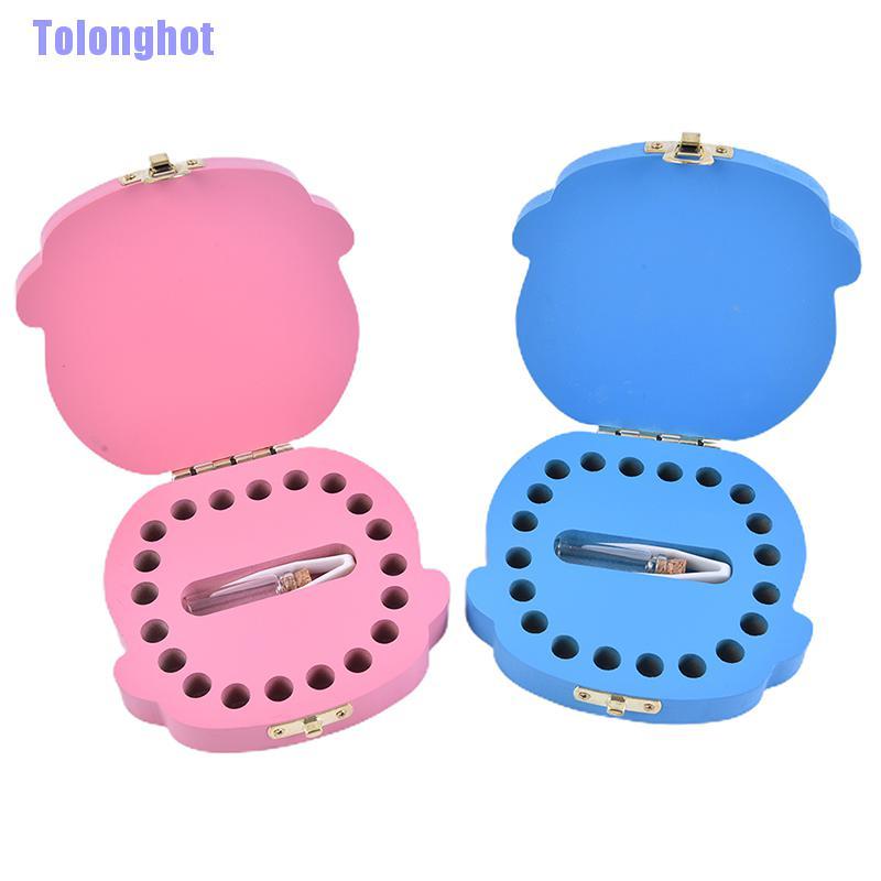 Tolonghot> Baby Tooth Box Organizer Milk Teeth Storage Collect Umbilical Lanugo Souvenir