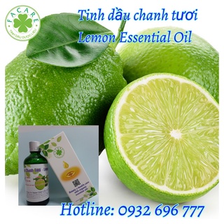 Tinh dầu Chanh Tươi Lemon essential oil giúp thơm phòng, se da, tinh thần sảng khoái - 10ml