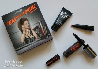 Set trang điểm mắt Benefit: Kẻ mắt sáp + Mascara + Tẩy trang mắt
