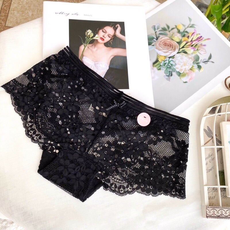 QUẦN LÓT REN NỮ SEXY CAO CẤP - Quần lót nữ ren đùi màu da, đen, hồng, tím, xanh | BigBuy360 - bigbuy360.vn