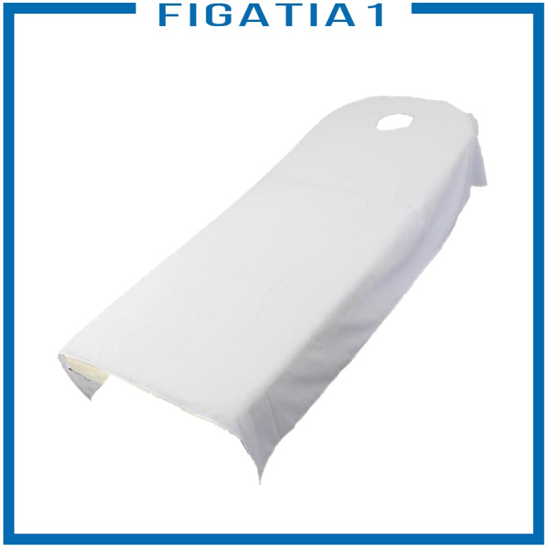 Tấm khăn trải giường nằm mát xa có lỗ màu trắng chuyên dụng cho spa