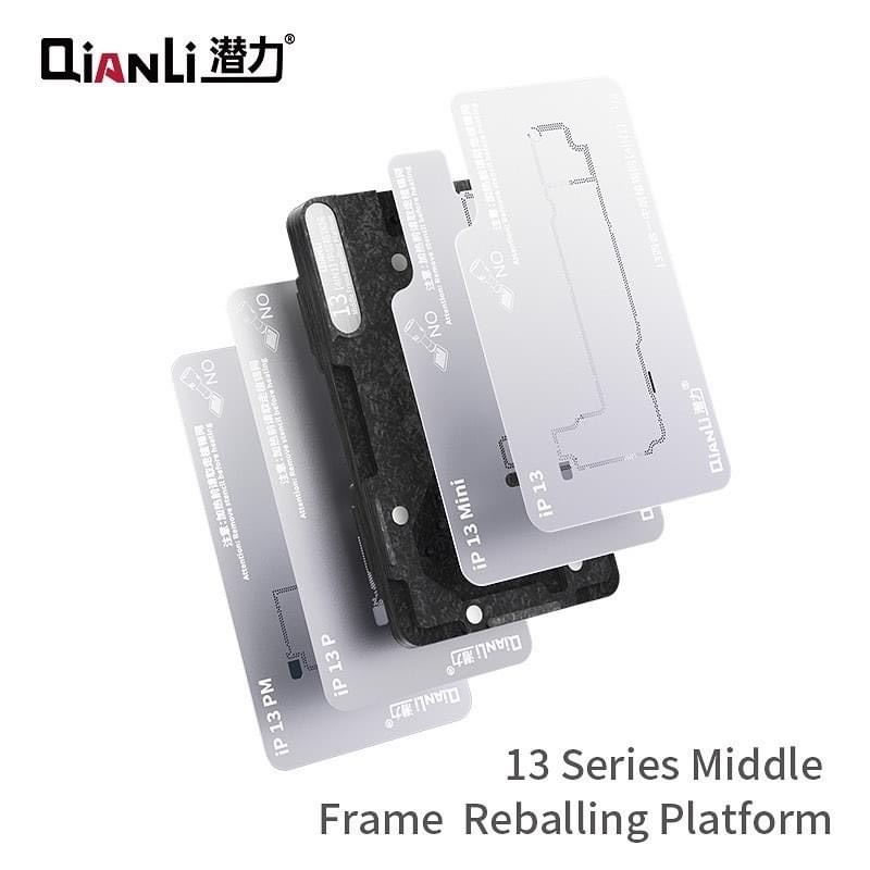 Đế đổ viền chân 4in1 13Mini/13/13P/13PM BGA Qianli (khò gỡ vĩ)