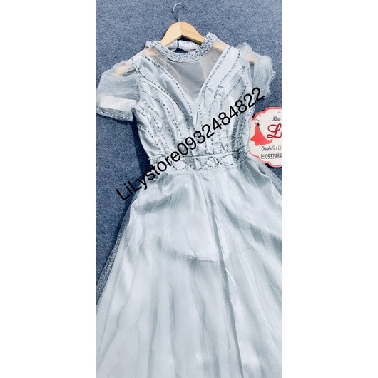 ĐẦM DẠ HỘI LƯỚI KIM TUYẾN full size S/M/L/XL (  ảnh và video chủ shop tự quay 1000% )