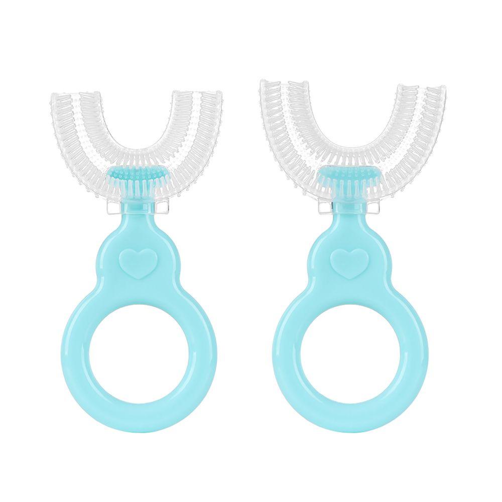 NIUYOU Bàn Chải Đánh Răng Bằng Silica Gel An Toàn Dành Cho Trẻ 6-12 Tuổi