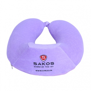 Gối kê cổ du lịch sakos u4 - màu tím