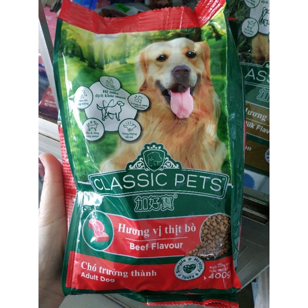 Thức ăn cho chó Classic Pets gói 400gr