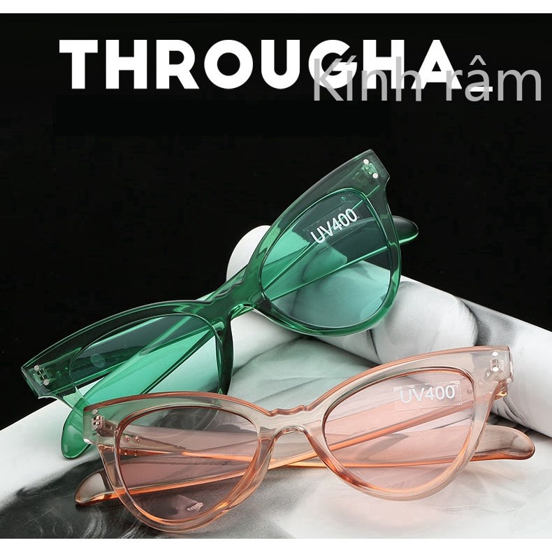 Kính mát mắt mèo phong cách vintage thời trang cho nữ