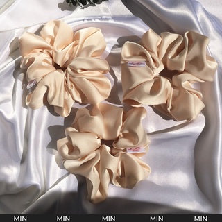 MIN - Dây chun buộc tóc Lụa Scrunchies Handmade I Cream