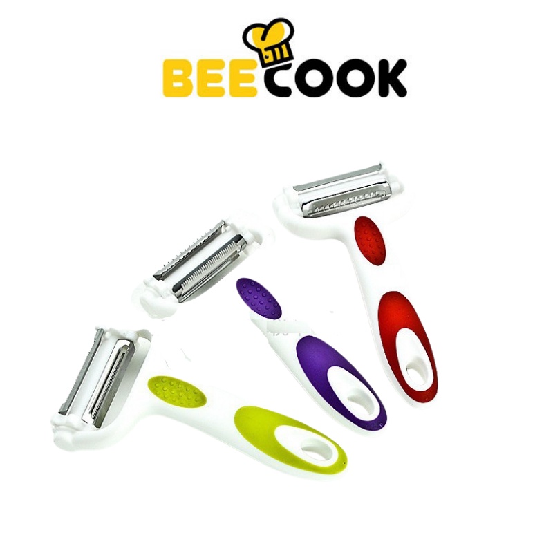 Nạo Rau Củ Hoa Quả Nhà Bếp (4 in 1) BEECOOK Nhỏ Gọn, Tiện Dụng