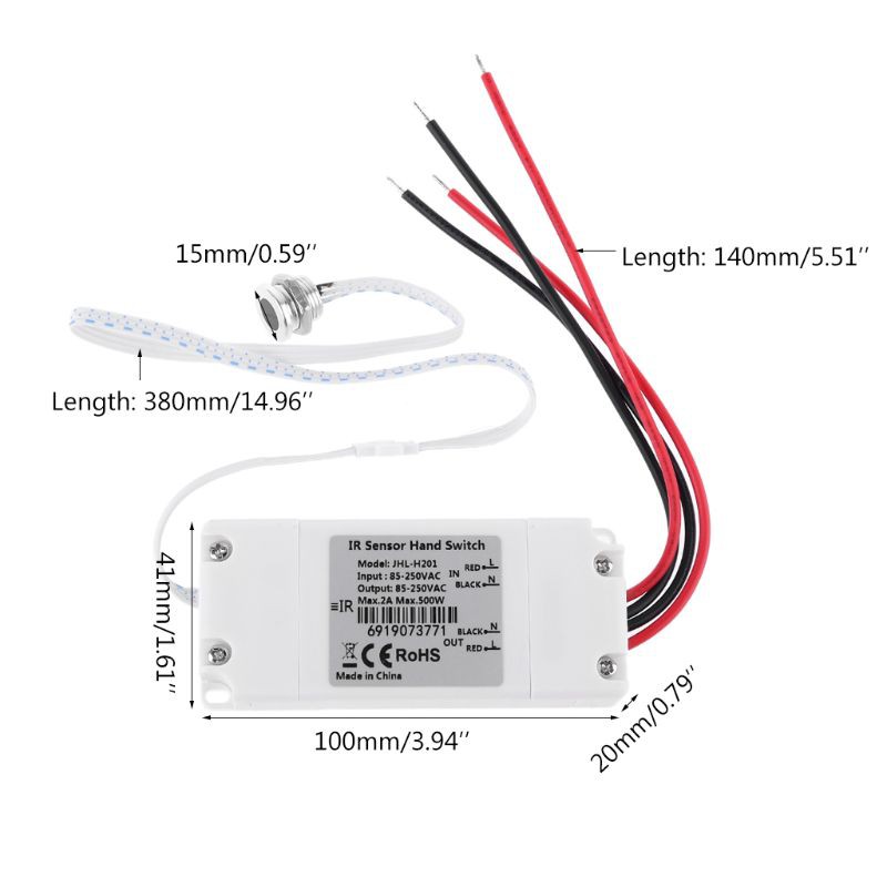 Công Tắc Cảm Biến Chuyển Động On / Off 110v 220v