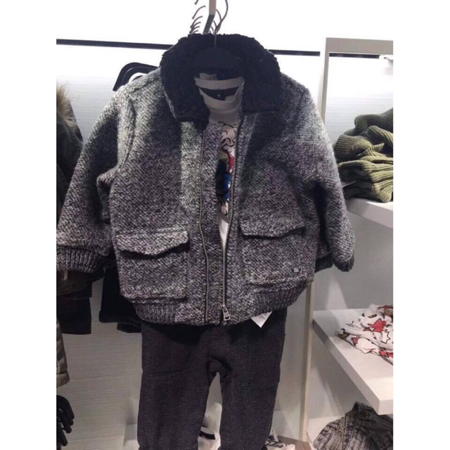 Áo khoác dạ Zara Baby Boy