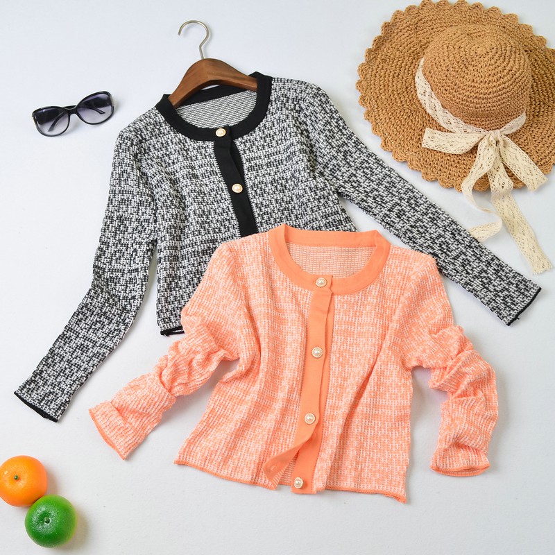 Áo Khoác Cardigan Tay Ngắn Thời Trang Thu Đông Cho Nữ 1748 | BigBuy360 - bigbuy360.vn