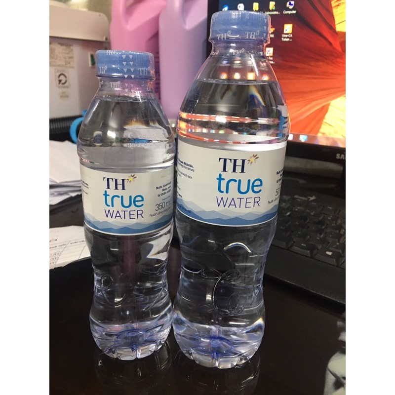 Nước tinh khiết th true 500ml thùng 24 chai