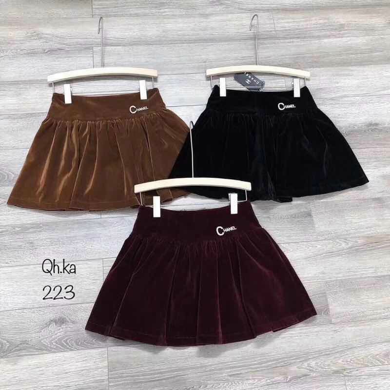 { Frs 50k} Váy nhung đai 2 lớp siêu đẹp