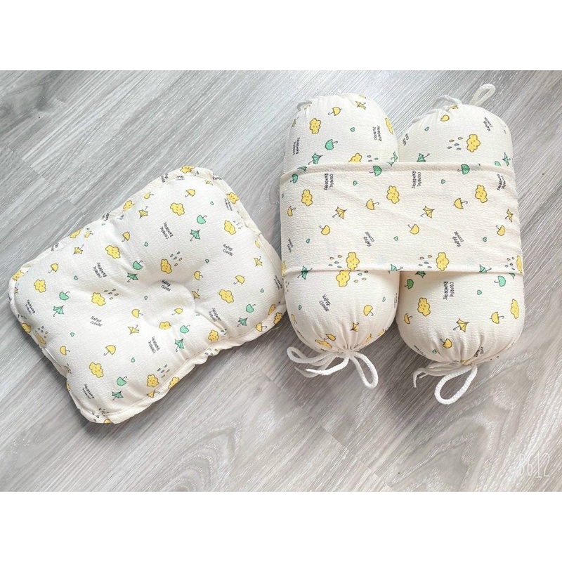 Bộ Chặn Bông Kèm Gối Lõm Baby Bee Cho Bé