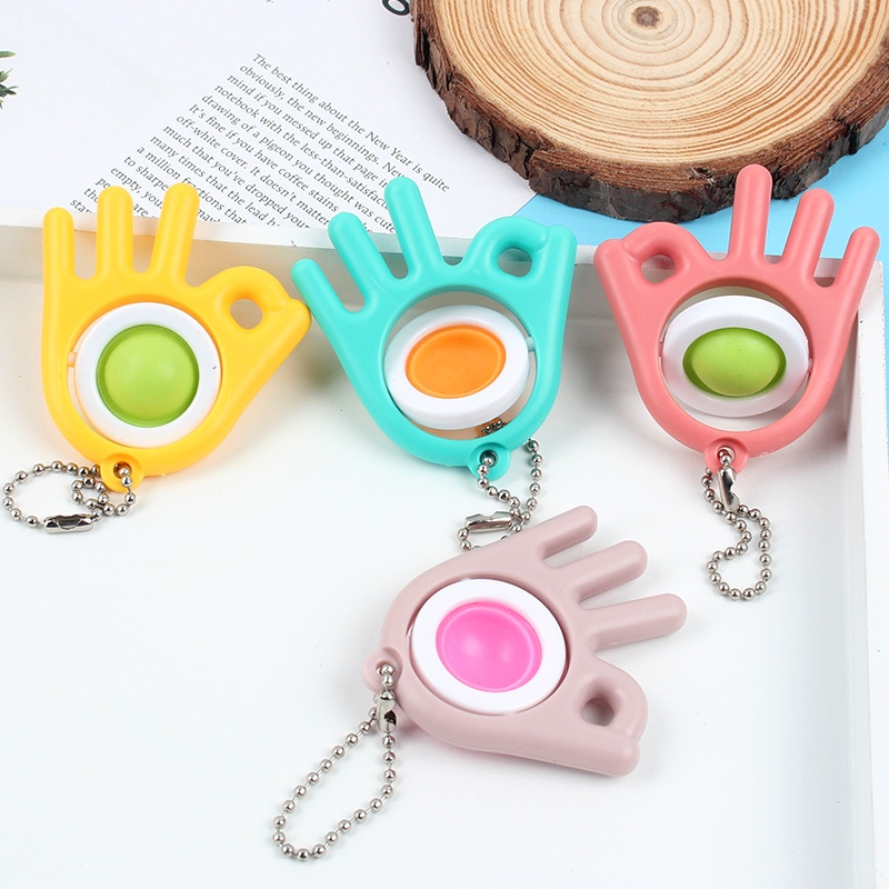 Đồ Chơi Bóp Xả Stress Hình Lòng Bàn Tay Năm Ngón Bằng silicone