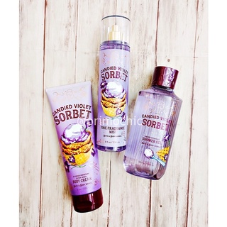 [Auth]Sữa tắm xịt dưỡng lưu hương toàn thân Bath and Body works - Candied Violet Sorbet