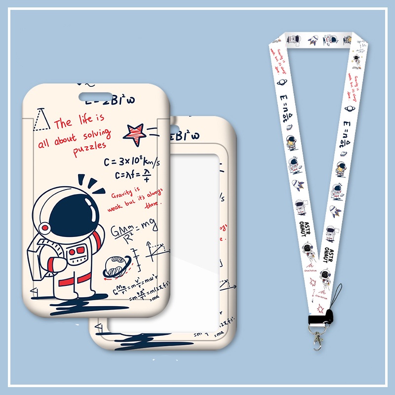Dây đeo thẻ tên / Spaceman Đựng Thẻ Truy Cập / Thẻ Truy Cập / Làm Việc / Xe Bus Pass