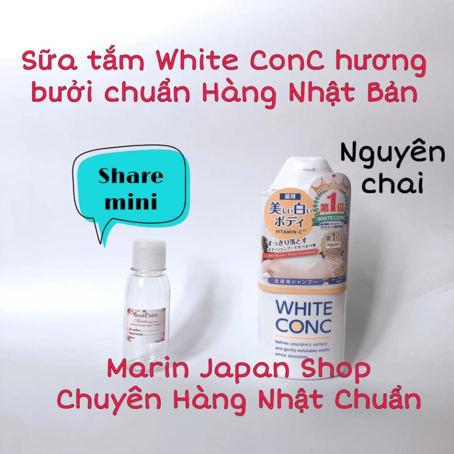 (MiNi) Sữa tắm dưỡng trắng da White Conc Body Vitamin C 360m