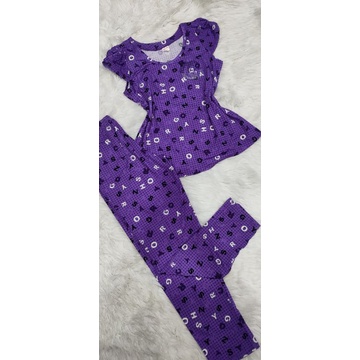 Bộ tay ngắn quần dài thun aty loại 1