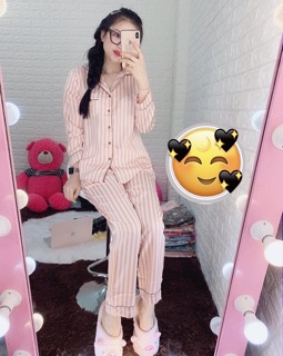 Đồ bộ dài tay VIP (lụa satin cao cấp)