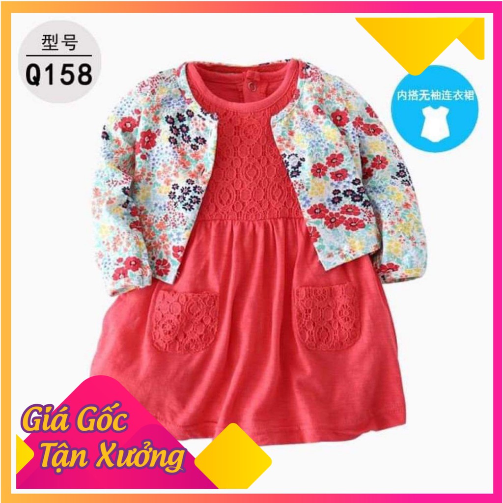 Váy Bé Gái Sơ Sinh Kèm Khoác Từ 324 Tháng MINTSCLOSET Mint's Closet S919