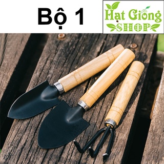 Bộ Dụng Cụ Làm Vườn - Bộ Cuốc Xẻng Mini (bộ 3 cái)
