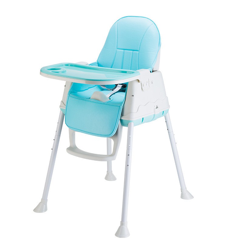 Ghế Ăn Dặm Đa Năng Hanbei KIDWOW Chính Hãng Đầy Đủ Phụ Kiện Đệm Bánh Xe Gấp Gọn