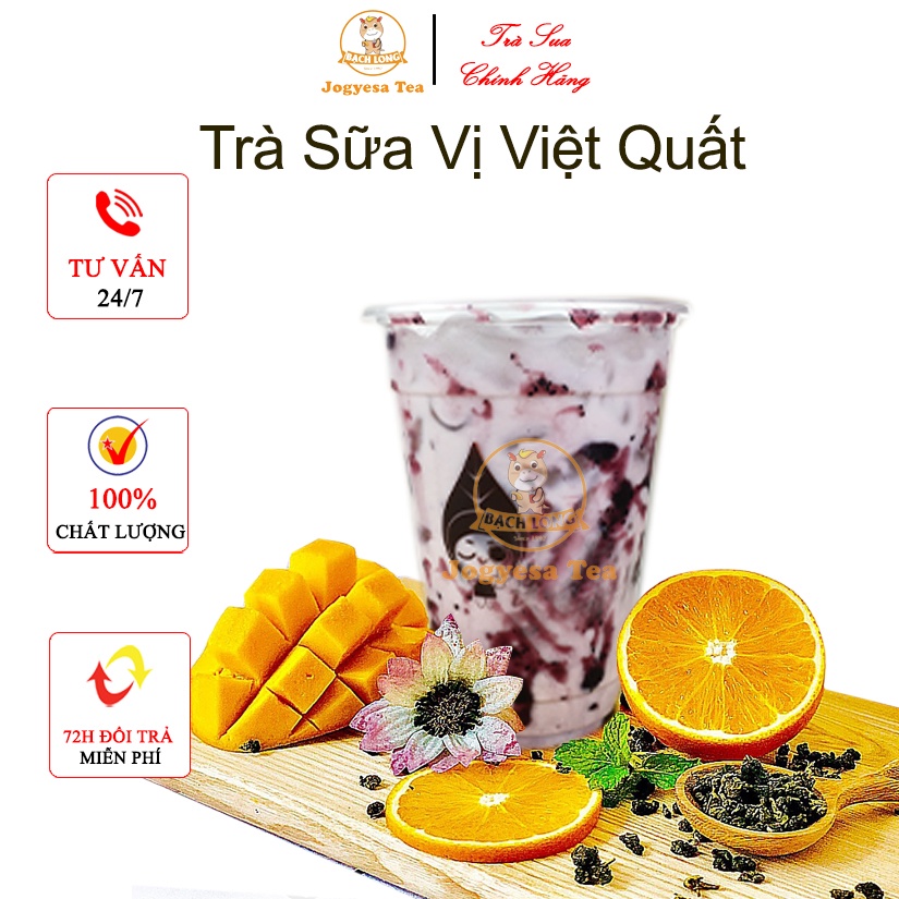 Trà Sữa Trân Châu Tự Pha Tại Nhà Vị Việt Quất Ngon Rẻ