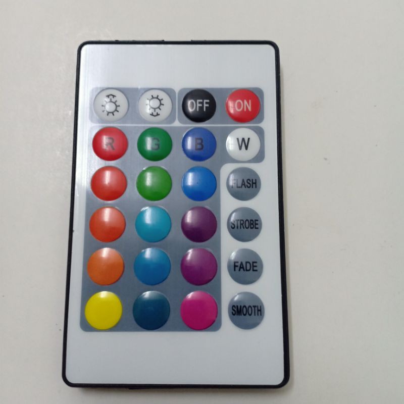Led dán 5m chớp nhiều màu có remote trang trí viền bảng hiệu, tủ kính - đèn 7 màu RGB