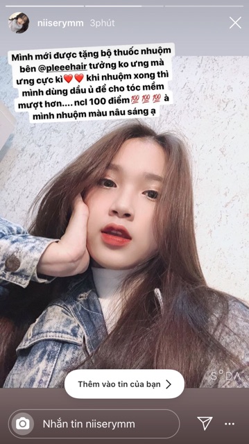 [KHÔNG TẨY] Thuốc nhuộm tóc màu NÂU LẠNH +tặng oxy trợ dưỡng và găng tay | BigBuy360 - bigbuy360.vn