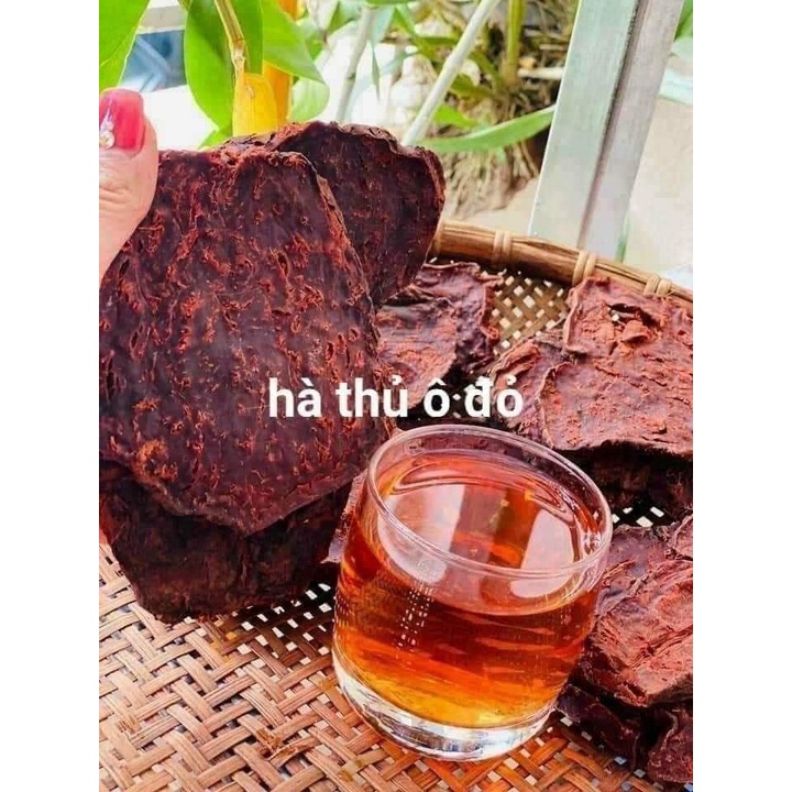 Hà thủ ô rừng chế đỗ đen nguyên miếng (50 gram) công thức Handmade gia truyền