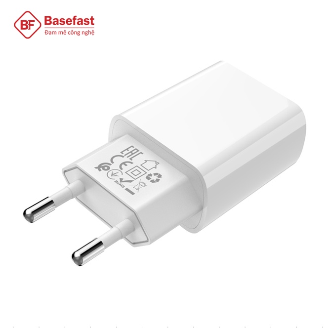 Củ Sạc Nhanh 10.5W Basefast B11 - Combo củ + Cáp Sạc Dành Cho IOS và Androi Bảo Hành 12 Tháng