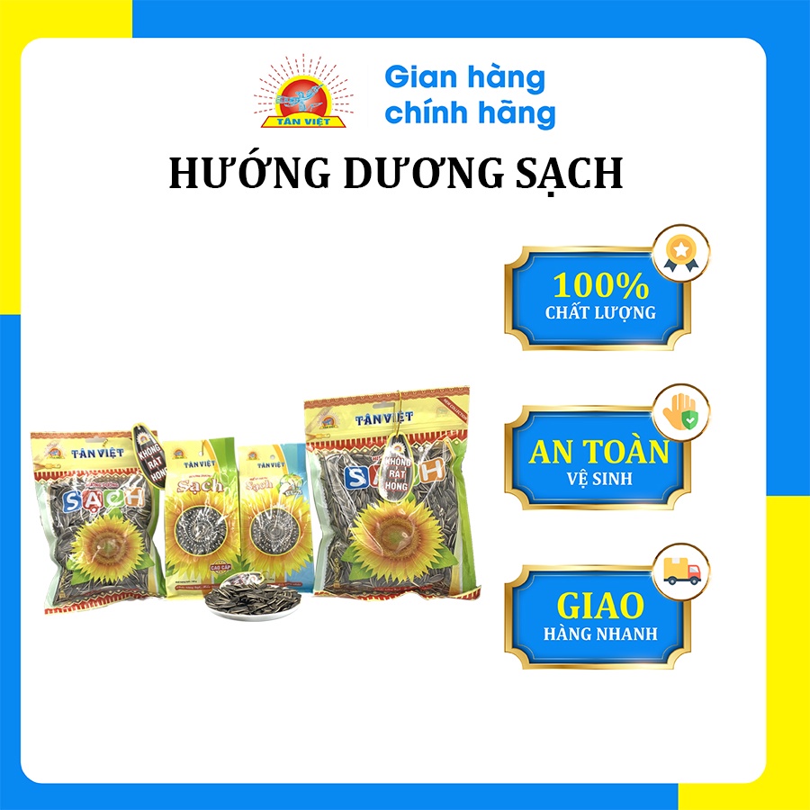 Hướng Dương Vị Dừa Tân Việt Thơm Ngon Gói 350gr